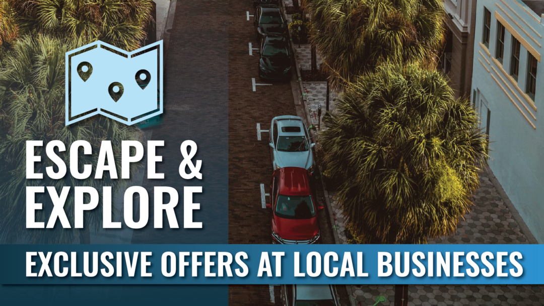 Escape & Explore For Local Discounts Save at local businesses when you play at The Escape Effect.