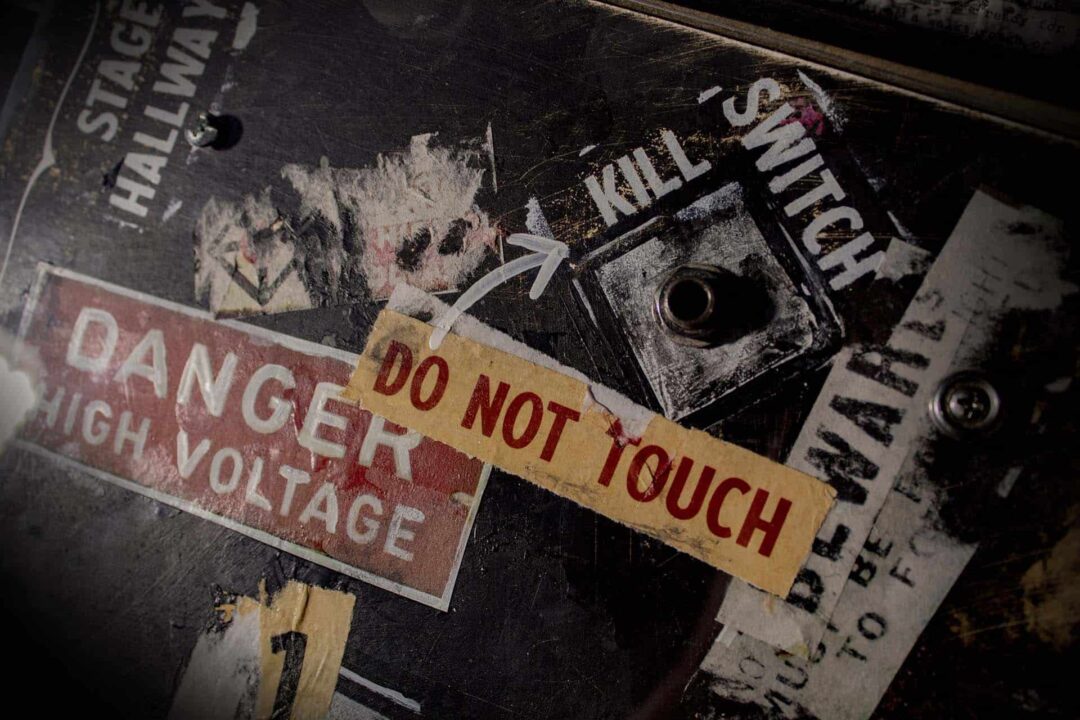 The AV panel in Fright Before Your Eyes, which uses a lot of escape room sound effects.