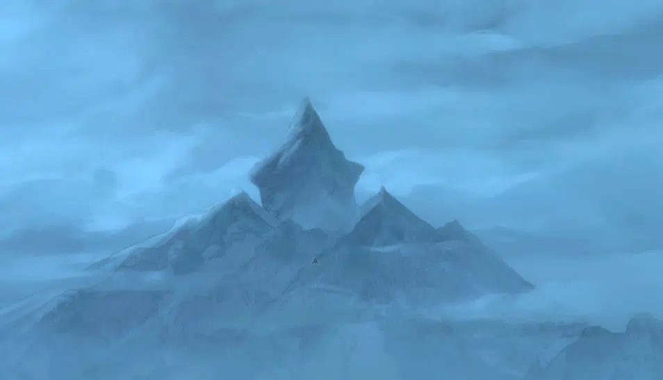 A screenshot from the video game Blue Prince showing Mount Holly.