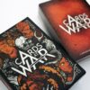 A deck of Cards At War and the card box sit side-by-side.