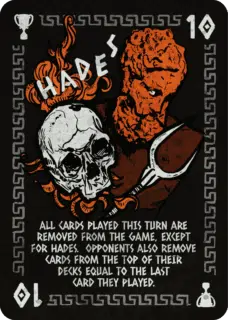 The Hades card from Cards At War: Battle for Ancient Greece.