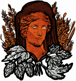 The Demeter illustration from Cards At War: Battle for Ancient Greece.