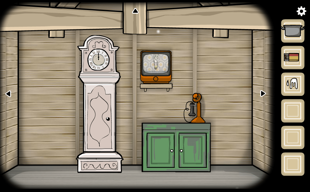 A screenshot from a Cube Escape game.