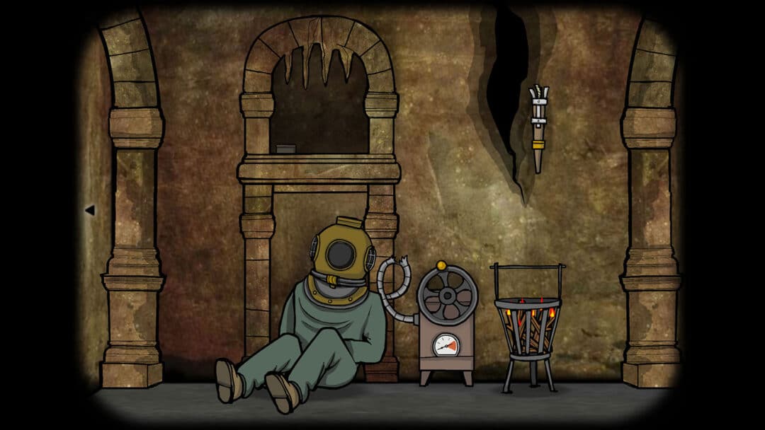 A screenshot from a Cube Escape game.