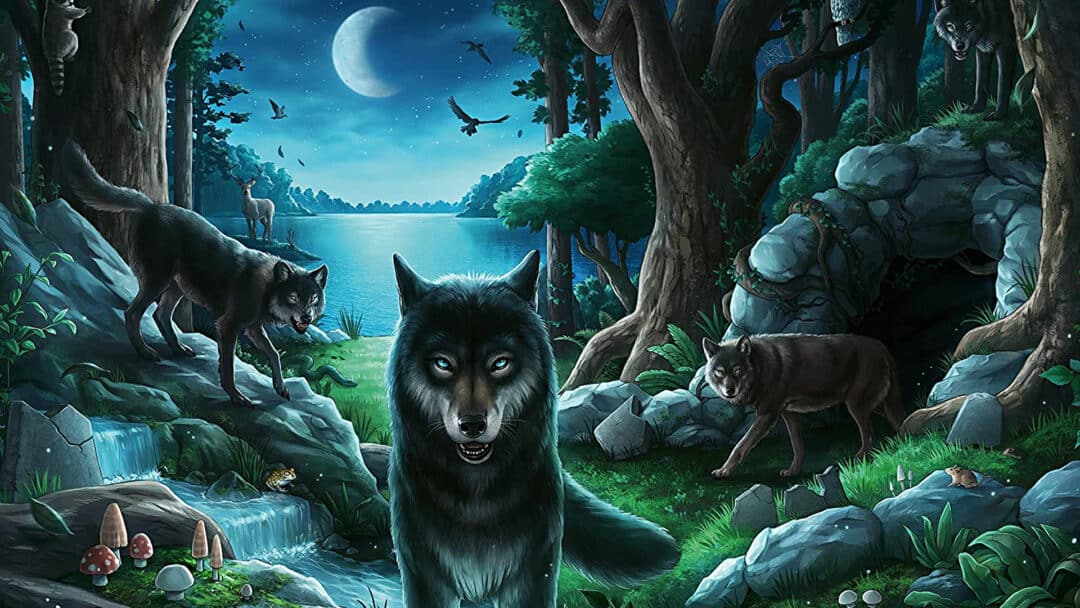 The Curse Of The Wolves puzzle by Ravensburger.