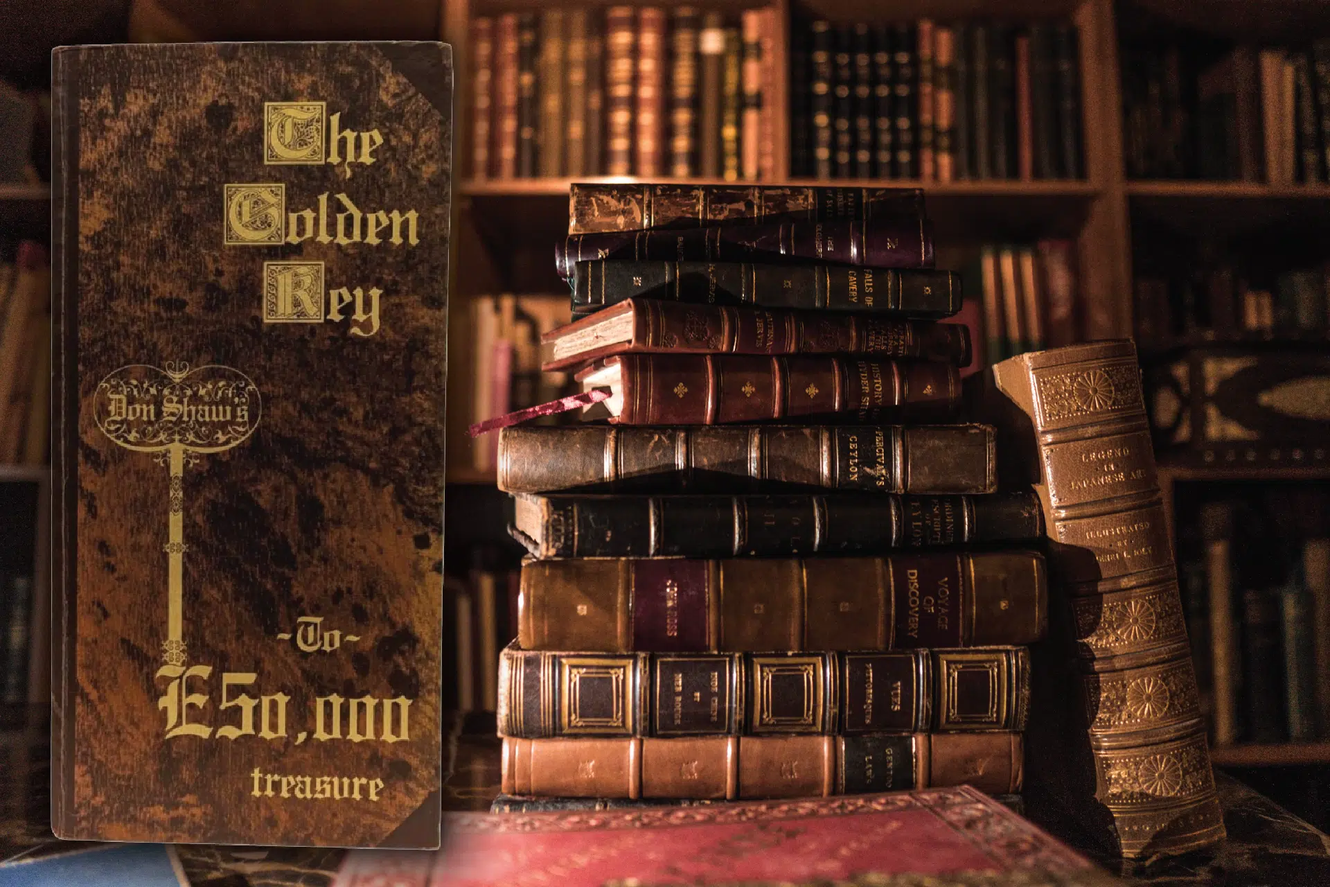 The front cover for the book The Golden Key, written by Don Shaw.