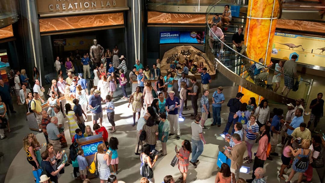 A screenshot of Jurassic World's Innovation Center, which could be a set in the Jurassic World escape room.