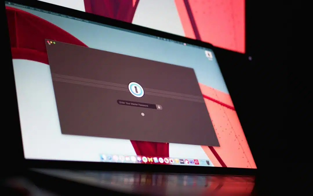 A computer screen showing the password screen.