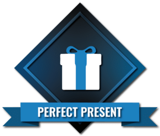 An icon representing that Escape Effect games are a great gift idea.