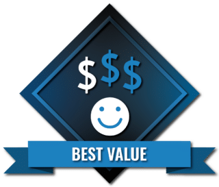 An icon representing that we are the best value.