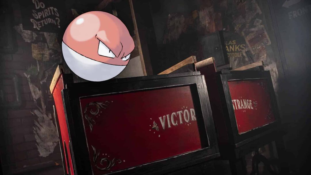 Voltorb, the Pokemon, in Fright Before Your Eyes