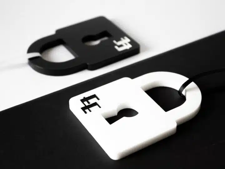 Escape Effect themed ornaments.