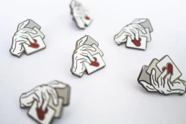Grouping of Fright Before Your Eyes pins.