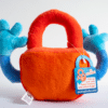 A rotated view of Paddy padlock plush from the back.