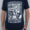 A photo showing a shirt with a design for the A Knight To Escape game.