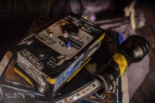 A close up photograph of the SD1000 device used in Fright Before Your Eyes.