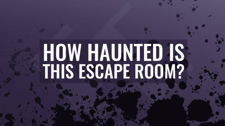 Cover for the Haunted Escape Room infographic.