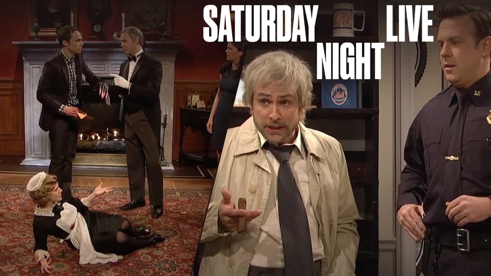 Images taken from Saturday Night Live acting out solving crimes.