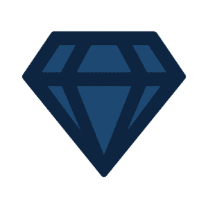 An icon showing a diamond.