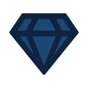 An icon showing a diamond.